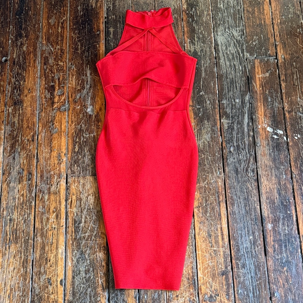 Sexy Sleeveless Red Dress